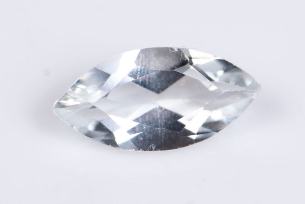 Естествен бял топаз 0.61ct 8x4mm маркиз шлифовка №1