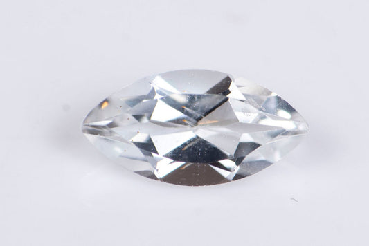 White topaz 0.61ct 8x4mm marquise cut