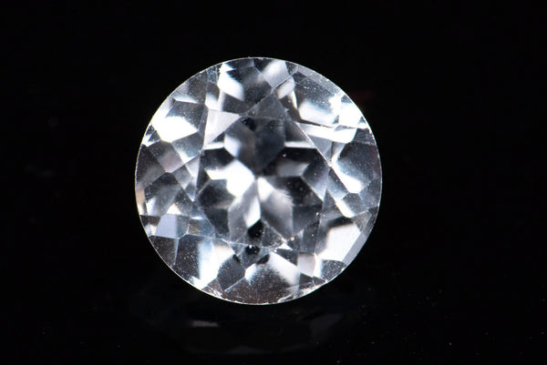 Natural White Topaz 0.98ct 6mm Round Cut #2