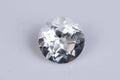Естествен бял топаз 1.00ct 6mm VVS кръгла шлифовка, единичен камък за бижута