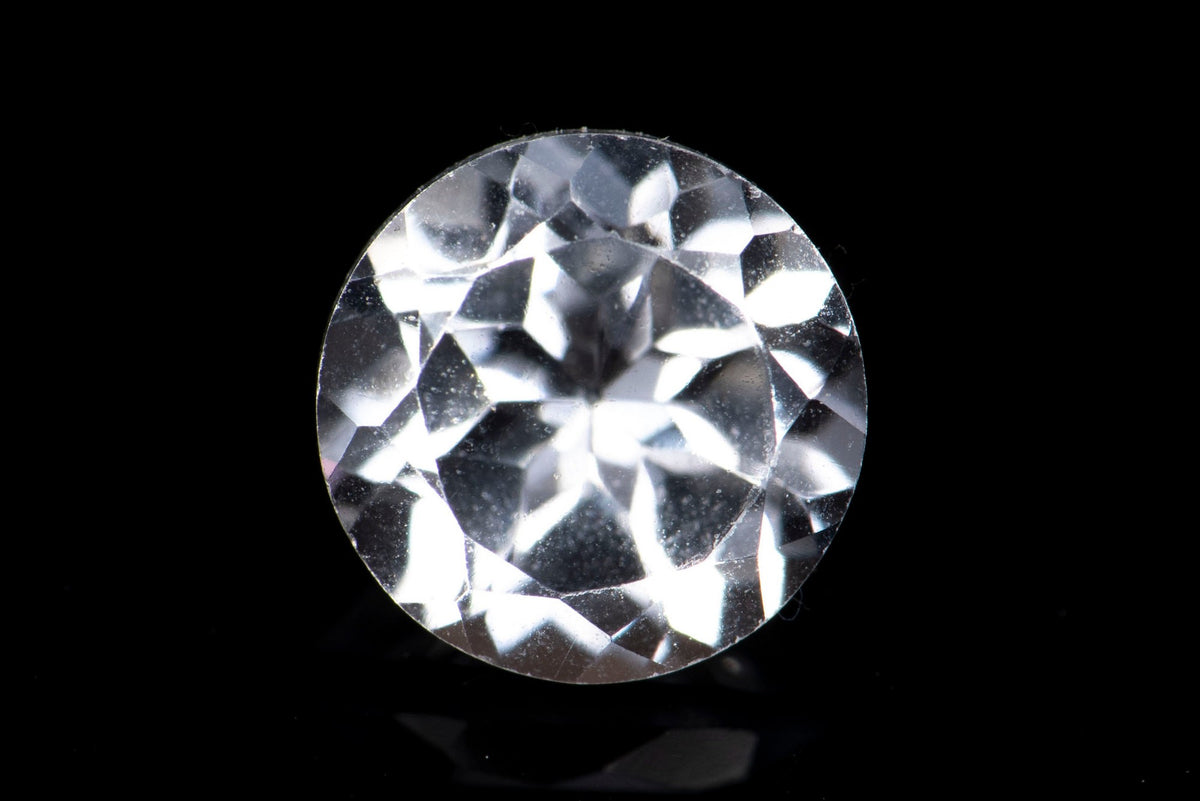 Natural White Topaz 1.04ct 6mm Round Cut
