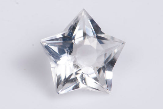 White topaz 1.16ct VVS fancy star cut