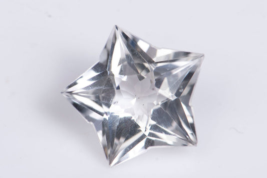 White topaz 1.21ct IF fancy star cut