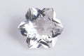 Естествен бял топаз 1.57ct VVS fancy шлифовка снежинка, единичен камък за бижута