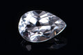 Natural white topaz 1.59ct VVS teardrop cut loose gemstone for jewelry