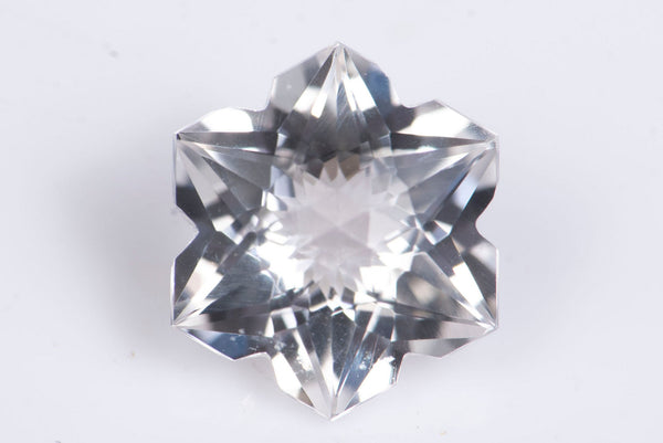 Natural White Topaz 1.90ct VVS Fancy Snowflake Cut