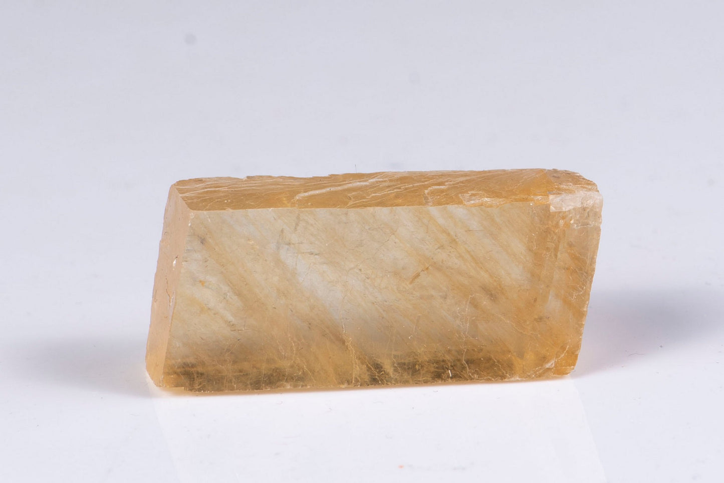 Yellow optical calcite Iceland spar 22g