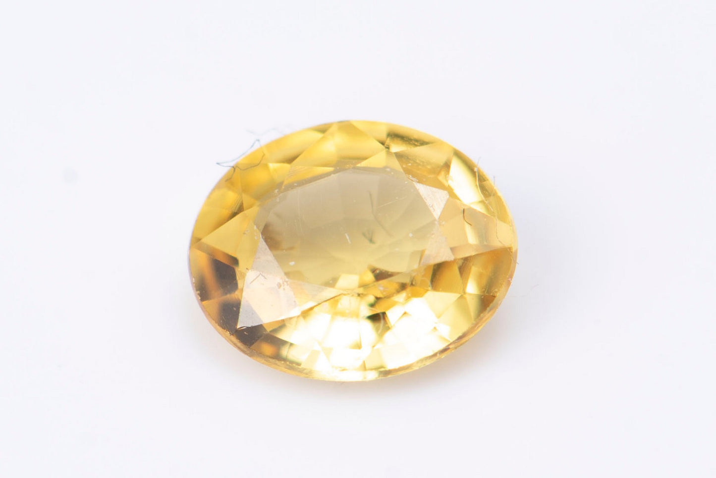 Yellow sapphire 0.30ct oval cut