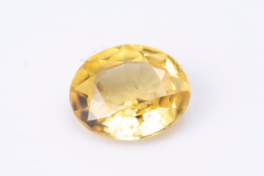 Yellow sapphire 0.30ct oval cut