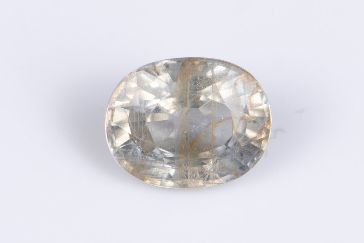 Natural Yellow Sapphire 1.35ct Untreated Oval Cut