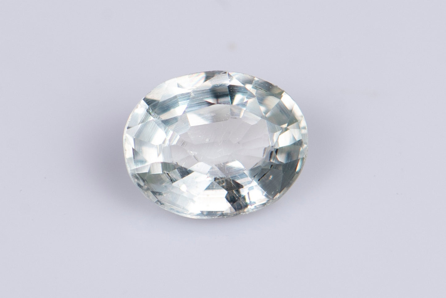 Yellow sapphire untreated 0.36ct oval cut